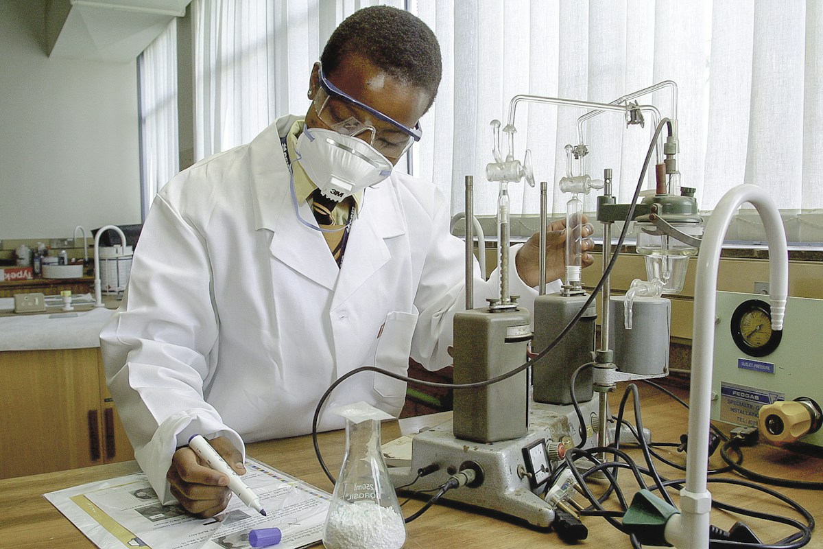 Modern clinical research equipment in a healthcare laboratory