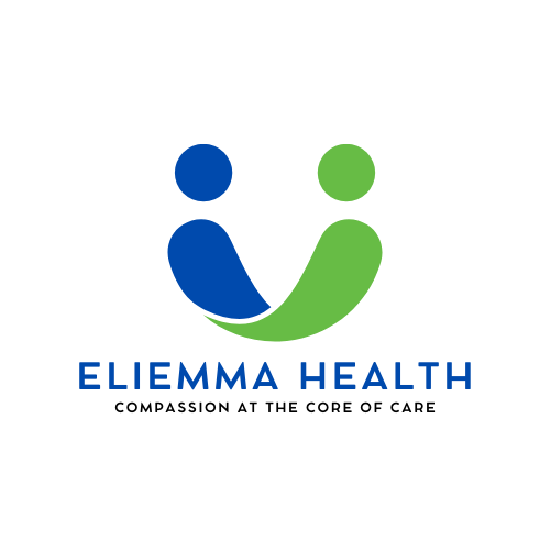 eliemma logo green blue